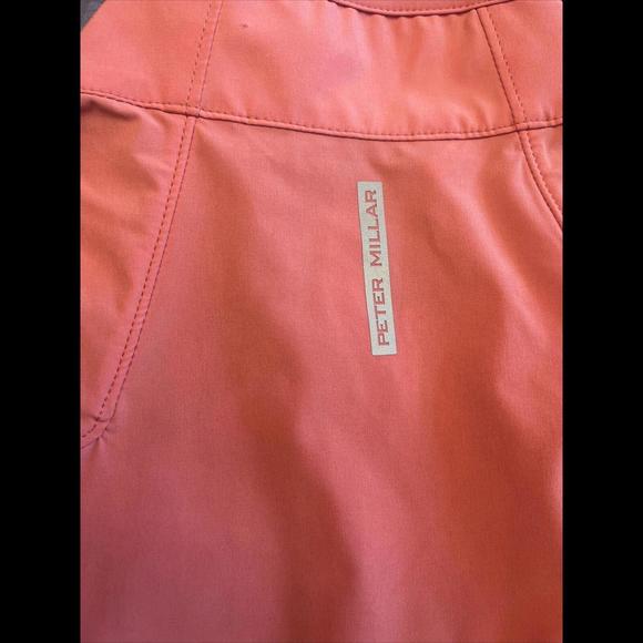 Peter Millar Flex Performance Half Zip Golf Vest Pink M, L, XL Coral Pear $200 - Picture 8 of 11